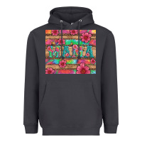 Smoke mama with tie dye and flowers Heavyweight Hoodie - Artiststas