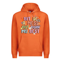 Carrot bit of a mess but doin' my best Premium Hoodie - MaliasSmallBusiness