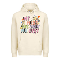 Tofu bit of a mess but doin' my best Premium Hoodie - MaliasSmallBusiness