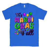 True Royal it's mardi gras y'all Classic Tee - FaDigitalArtStudio