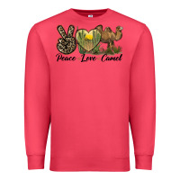 Cardinal peace love camel Premium Sweatshirt - LillyAllenDesigns