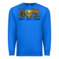 True Royal peace love camel Premium Sweatshirt - LillyAllenDesigns