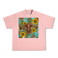Salmon western highland cow Urban Heavy Tee - BarkalooDesign
