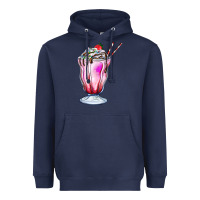 Navy milkshake Heavyweight Hoodie - AdoDesignShop