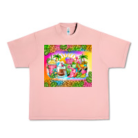 Salmon summer coffee cups Urban Heavy Tee - Zillion Design Studio