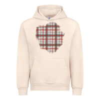 Sandshell Christmas Tartan Patch Urban Hoodie - BundleAndBundleShop