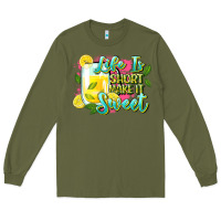 Army Green life is Long Sleeve Tee - Zillion Design Studio