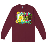 Burgundy life is Long Sleeve Tee - Zillion Design Studio