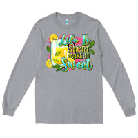 Heather Grey life is Long Sleeve Tee - Zillion Design Studio