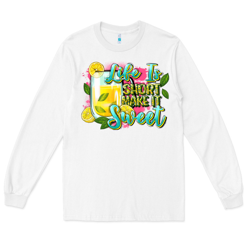 Life Is Long Sleeve Tee by Zillion Design Studio | Teevron