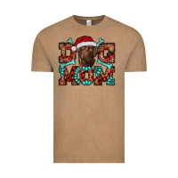 Vintage Coffee Christmas Labrador Dog Mom Vintage Tee - RanaPortraitStore