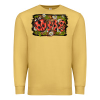 Antique Gold ladybug one background Premium Sweatshirt - BarkalooDesign