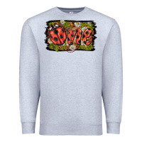 Heather Grey ladybug one background Premium Sweatshirt - BarkalooDesign