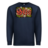 Navy ladybug one background Premium Sweatshirt - BarkalooDesign