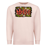 Pale Pink ladybug one background Premium Sweatshirt - BarkalooDesign