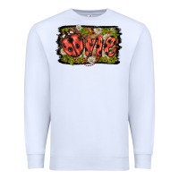 White ladybug one background Premium Sweatshirt - BarkalooDesign