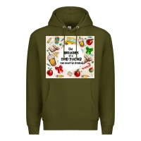 Army Green the influence of a good teacher can never be erase Premium Hoodie - MaliasSmallBusiness