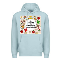 Blue Mist the influence of a good teacher can never be erase Premium Hoodie - MaliasSmallBusiness