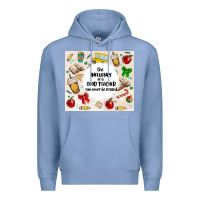 Colony Blue the influence of a good teacher can never be erase Premium Hoodie - MaliasSmallBusiness
