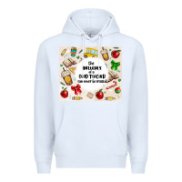 White the influence of a good teacher can never be erase Premium Hoodie - MaliasSmallBusiness