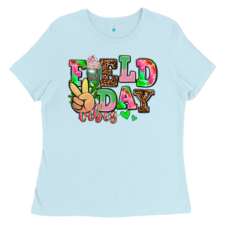 Field Day Vibes Ladies Tee by AdoDesignShop | Teevron