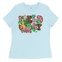 Baby Blue field day vibes Ladies Tee - AdoDesignShop