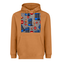 Meerkat scissor lift seamless pattern Heavyweight Hoodie - BundleAndBundleShop