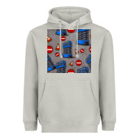 Moon Dust scissor lift seamless pattern Heavyweight Hoodie - BundleAndBundleShop