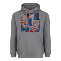 Storm scissor lift seamless pattern Heavyweight Hoodie - BundleAndBundleShop