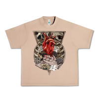 Burro Flower Skeleton Urban Heavy Tee - RanaPortraitStore