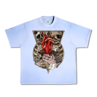 Grape Ice Flower Skeleton Urban Heavy Tee - RanaPortraitStore