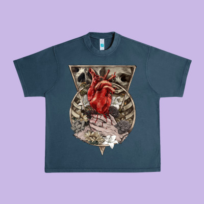 Urban Heavy Tee Flower Skeleton