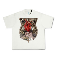 Pistachio Flower Skeleton Urban Heavy Tee - RanaPortraitStore