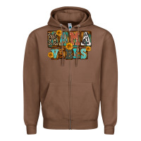 Chestnut western mama vibes Zipper Hoodie - FaDigitalArtStudio