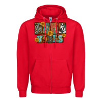 Red western mama vibes Zipper Hoodie - FaDigitalArtStudio