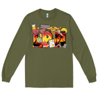 Army Green summer lpn Long Sleeve Tee - Zillion Design Studio