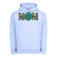 Pigment Grape Ice Western Mom With Turquoise Gemstone Urban Hoodie - BundleAndBundleShop