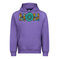 Tulip Western Mom With Turquoise Gemstone Urban Hoodie - BundleAndBundleShop