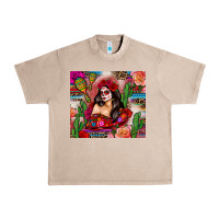 French Oak mexico girl serape Urban Heavy Tee - Zillion Design Studio