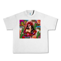 Lunar Rock mexico girl serape Urban Heavy Tee - Zillion Design Studio