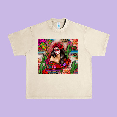 Urban Heavy Tee mexico girl serape