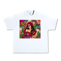 White mexico girl serape Urban Heavy Tee - Zillion Design Studio