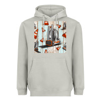 Moon Dust forklift seamless pattern Heavyweight Hoodie - BundleAndBundleShop