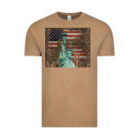 Vintage Coffee statue of liberty tumbler Vintage Tee - BarkalooDesign