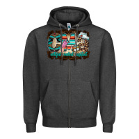 Charcoal Heather cma Zipper Hoodie - RacoonDesign