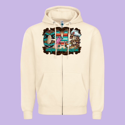 Cma Zipper Hoodie Designed By Racoondesign