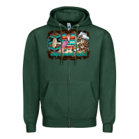 Sports Green cma Zipper Hoodie - RacoonDesign