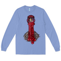 Colony Blue gobble head Long Sleeve Tee - RanaPortraitStore