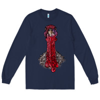 Navy gobble head Long Sleeve Tee - RanaPortraitStore
