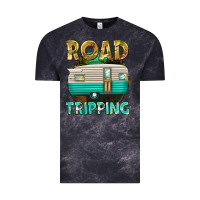 Cloud Black road tripping Vintage Tee - texasbilliewilder